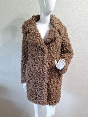 Zara Outerwear Shaggy Coat